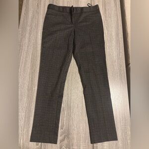 Amanda & Chelsea Black and Gray Plaid Straight Leg Pants